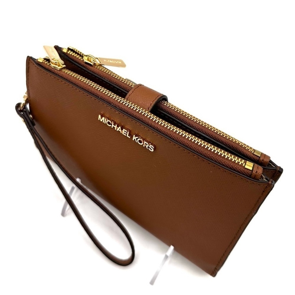 Michael Kors Large Double Zip Wallet Wristlet Luggage - Picture 6 of 8
